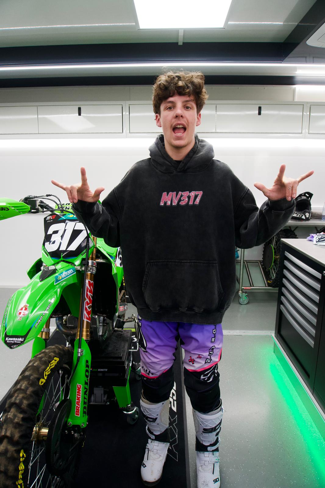 Hoodie Dirt&Die x Mathis Valin - Welcome to MXGP