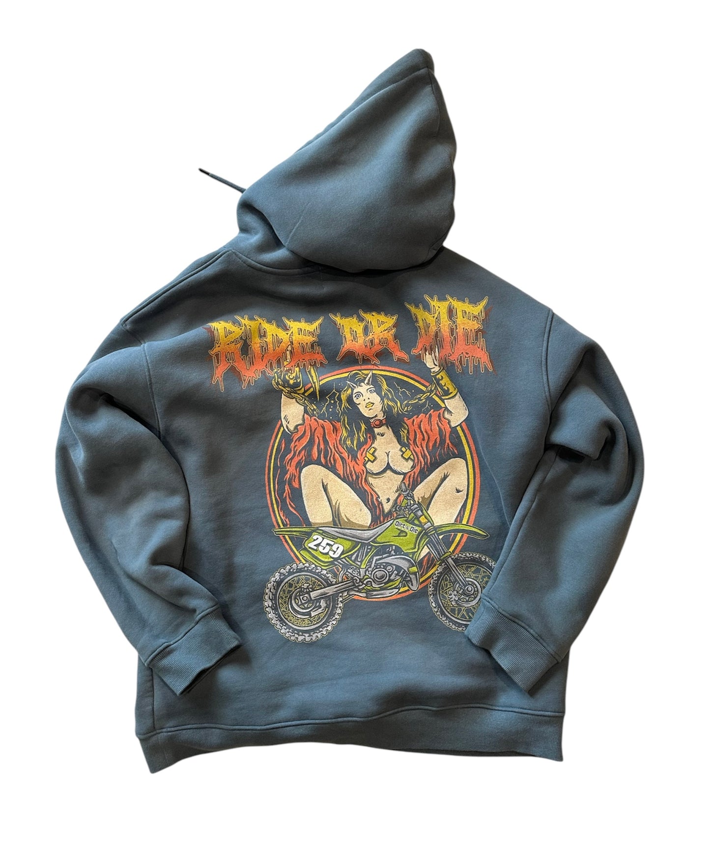 Dirt&amp;Die unisex hoodie - Sultry Thunder Cruise