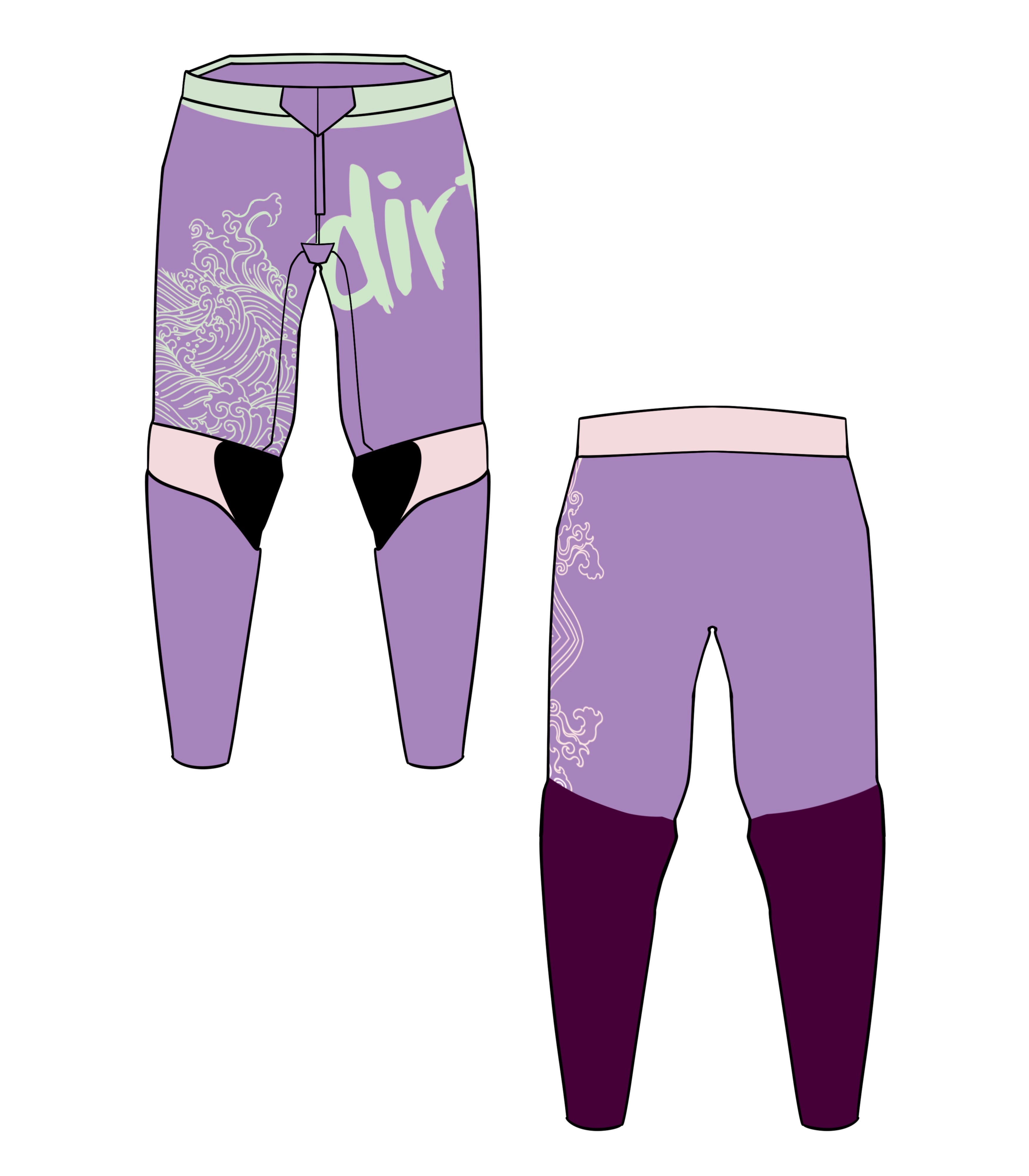 Pantalon Dirt&Die personnalisé - Series 04 “Vortex”