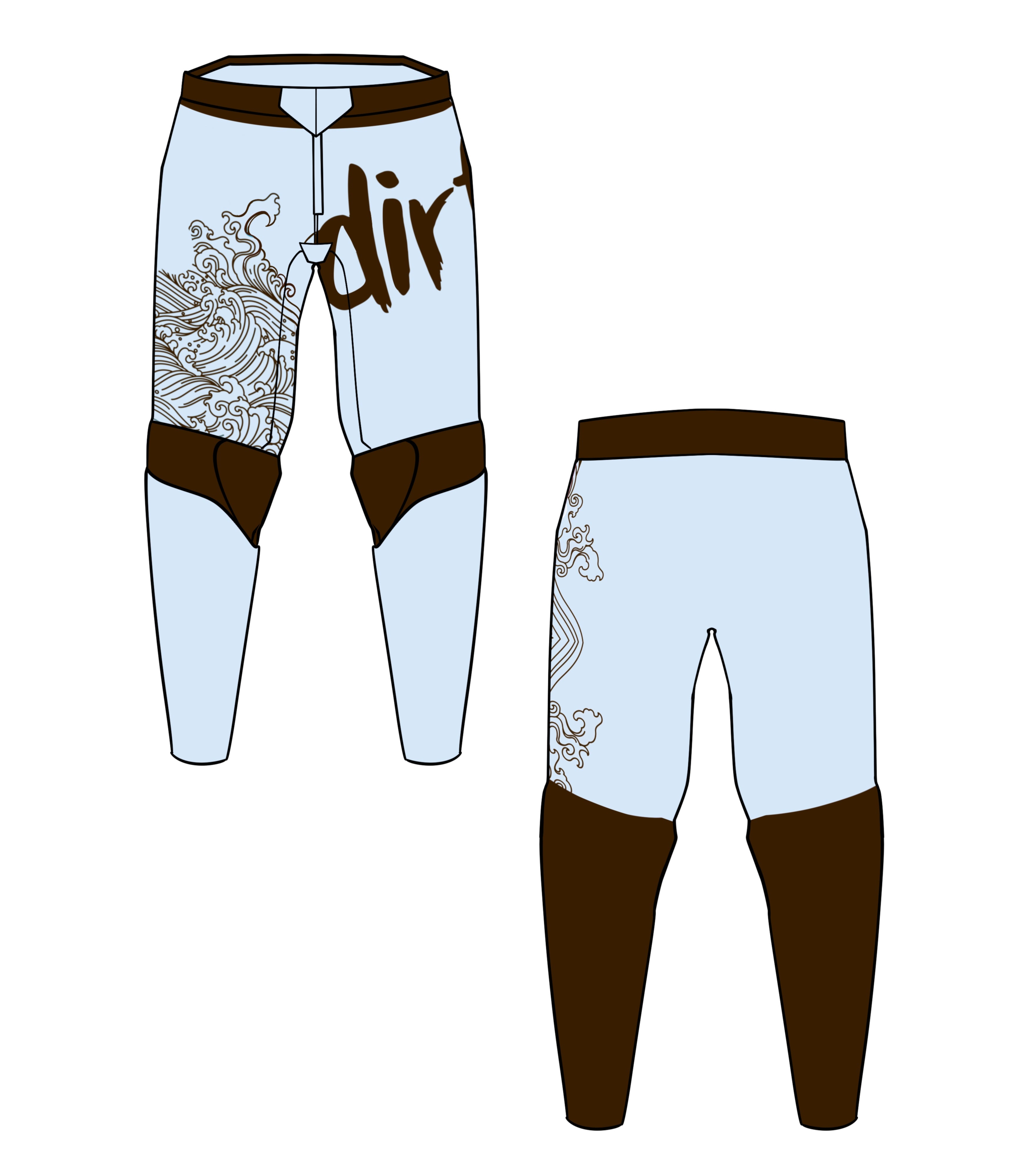 Pantalon Dirt&Die personnalisé - Series 04 “Vortex”