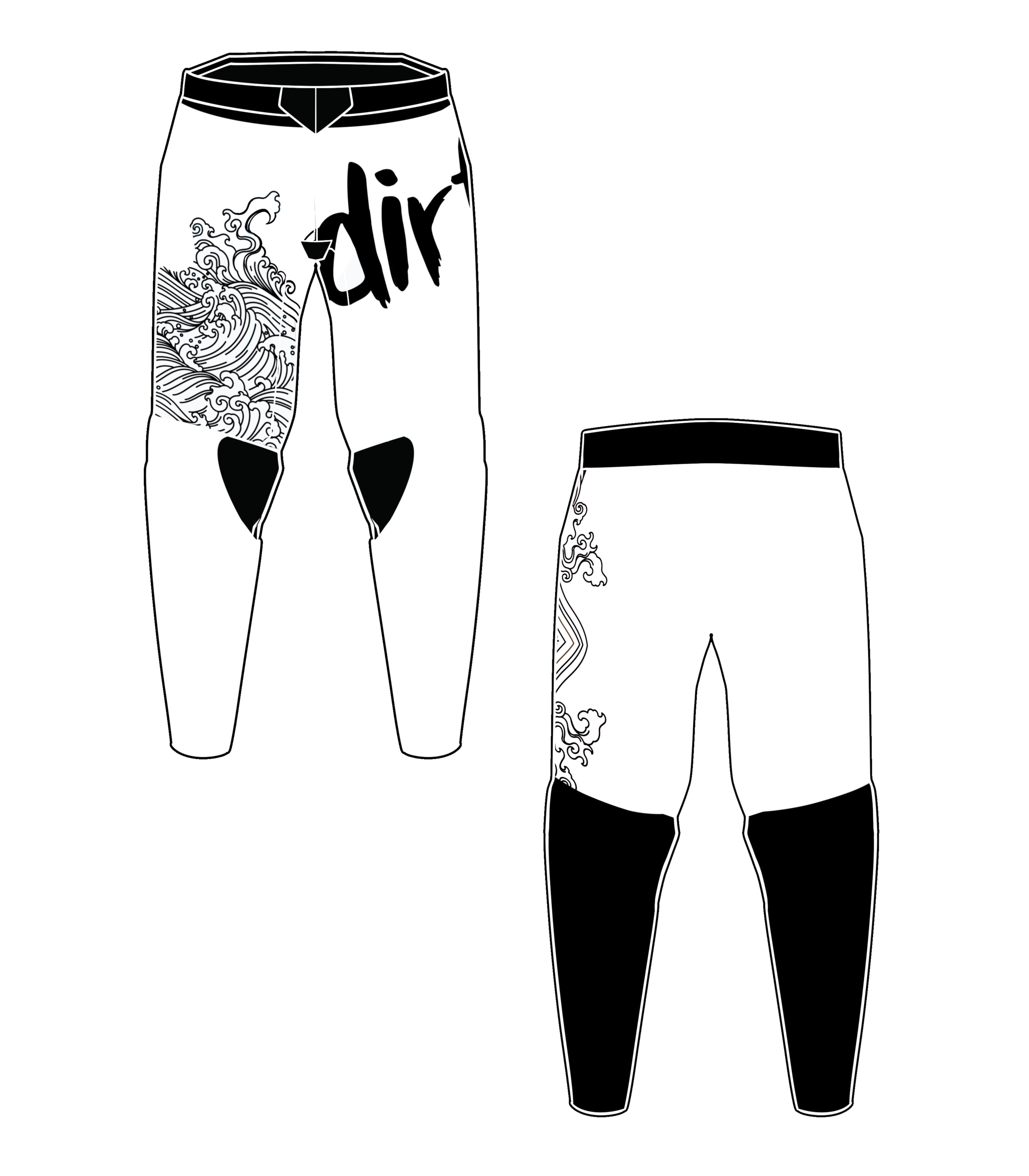 Pantalon Dirt&Die personnalisé - Series 04 “Vortex”