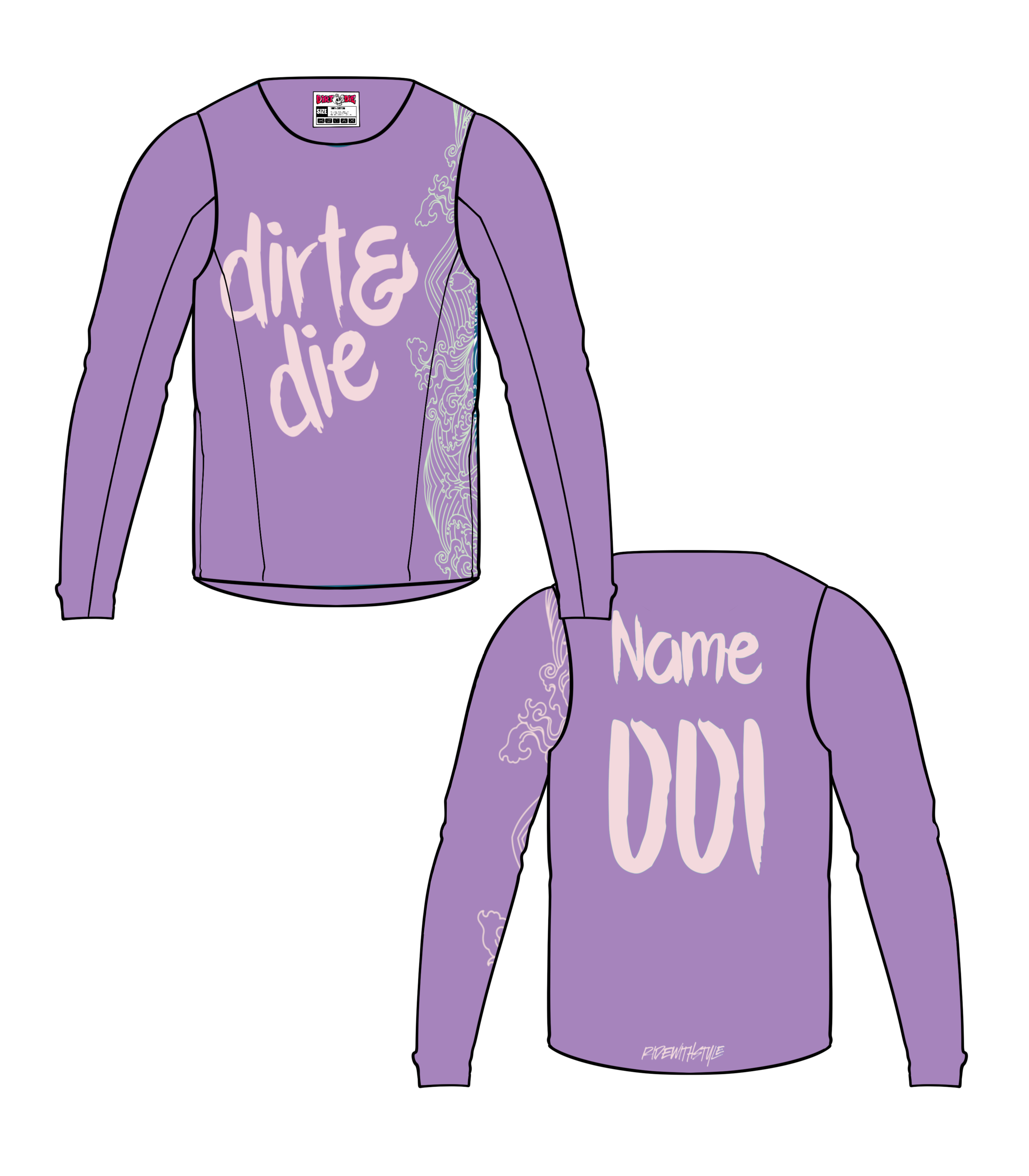 Maillot Dirt&Die personnalisé - Series 04 “Vortex”