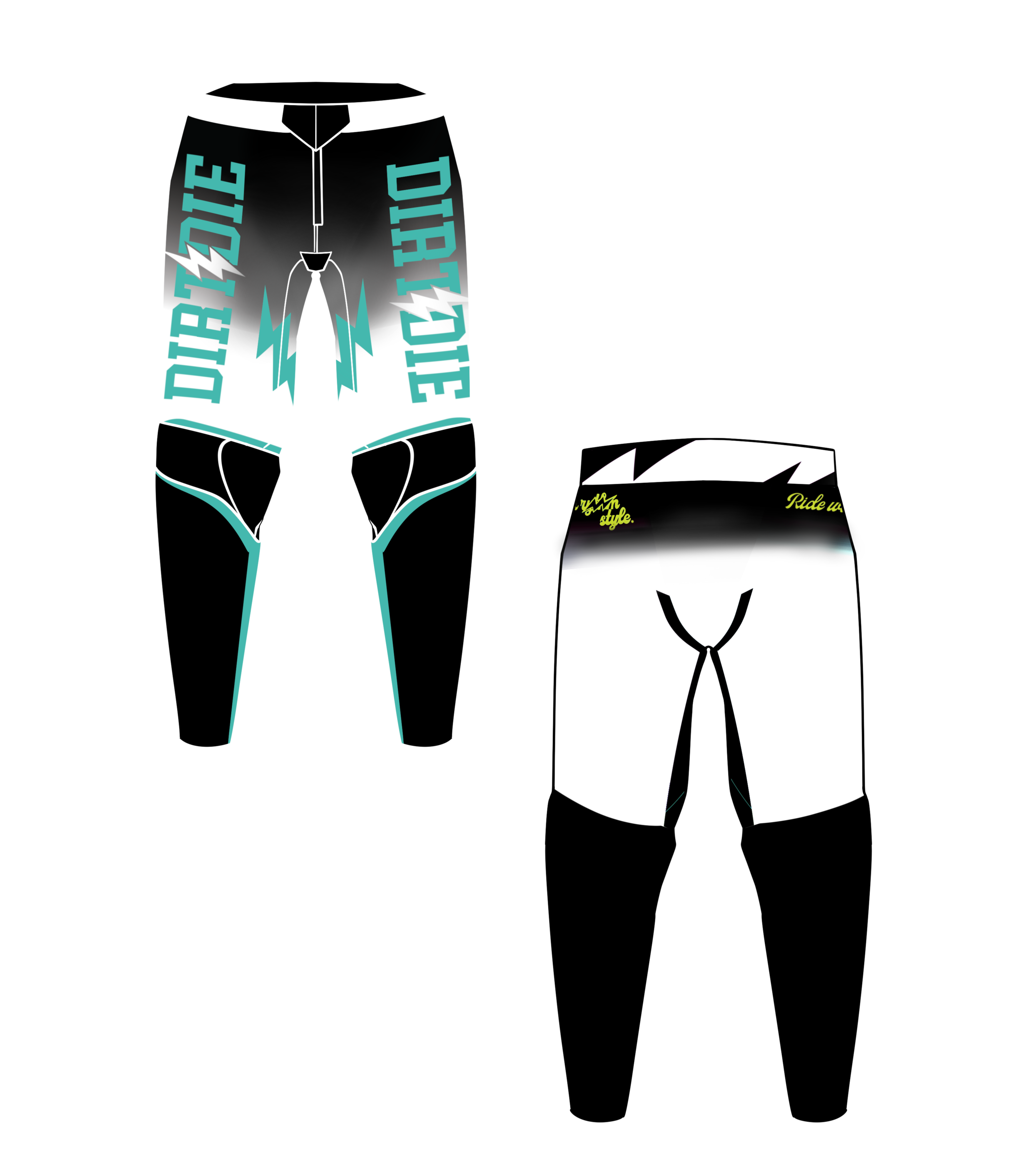 Pantalon Dirt&Die personnalisé - Series 02 “Dead by Lightning”