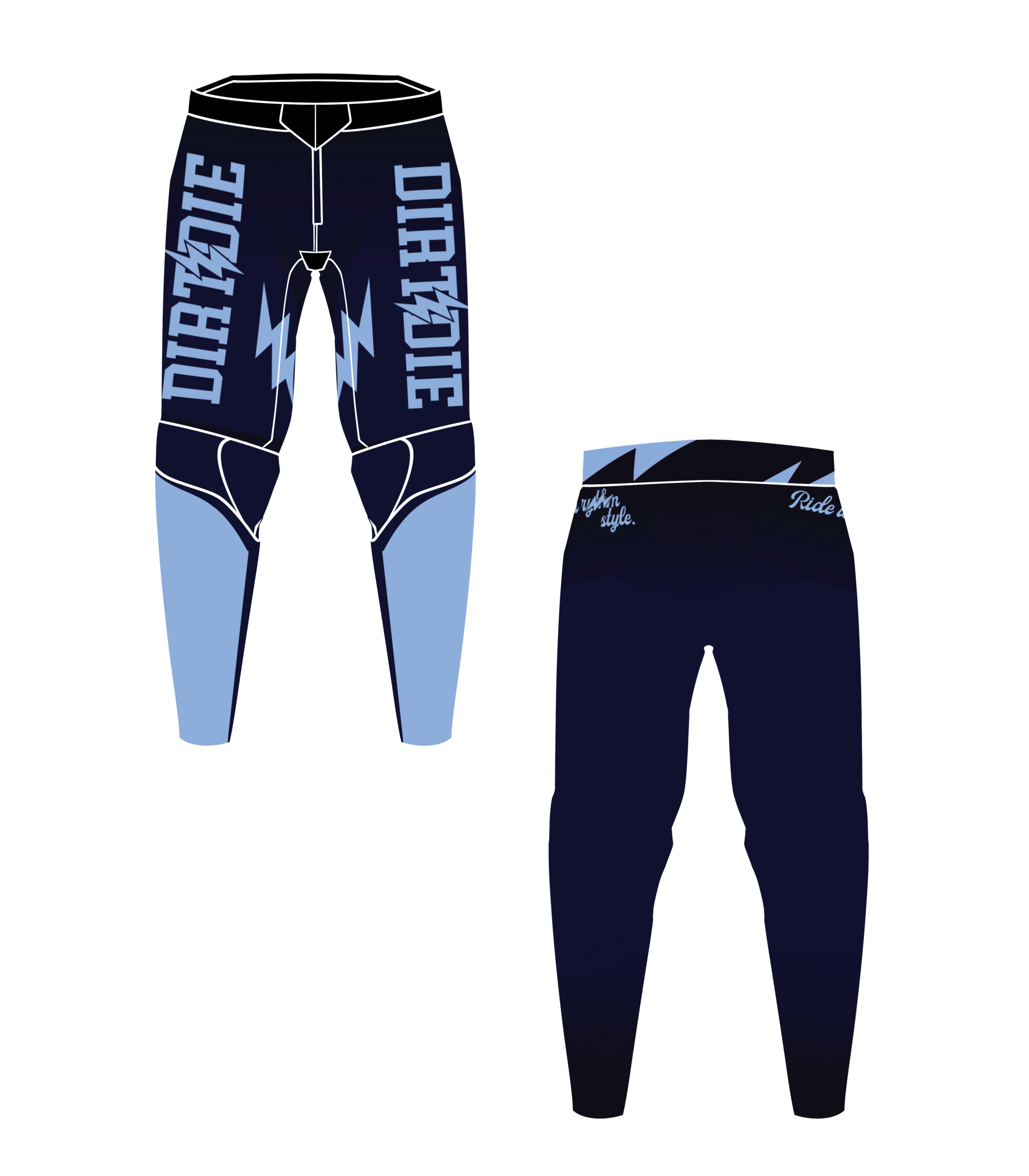 Pantalon Dirt&Die personnalisé - Series 02 “Dead by Lightning”