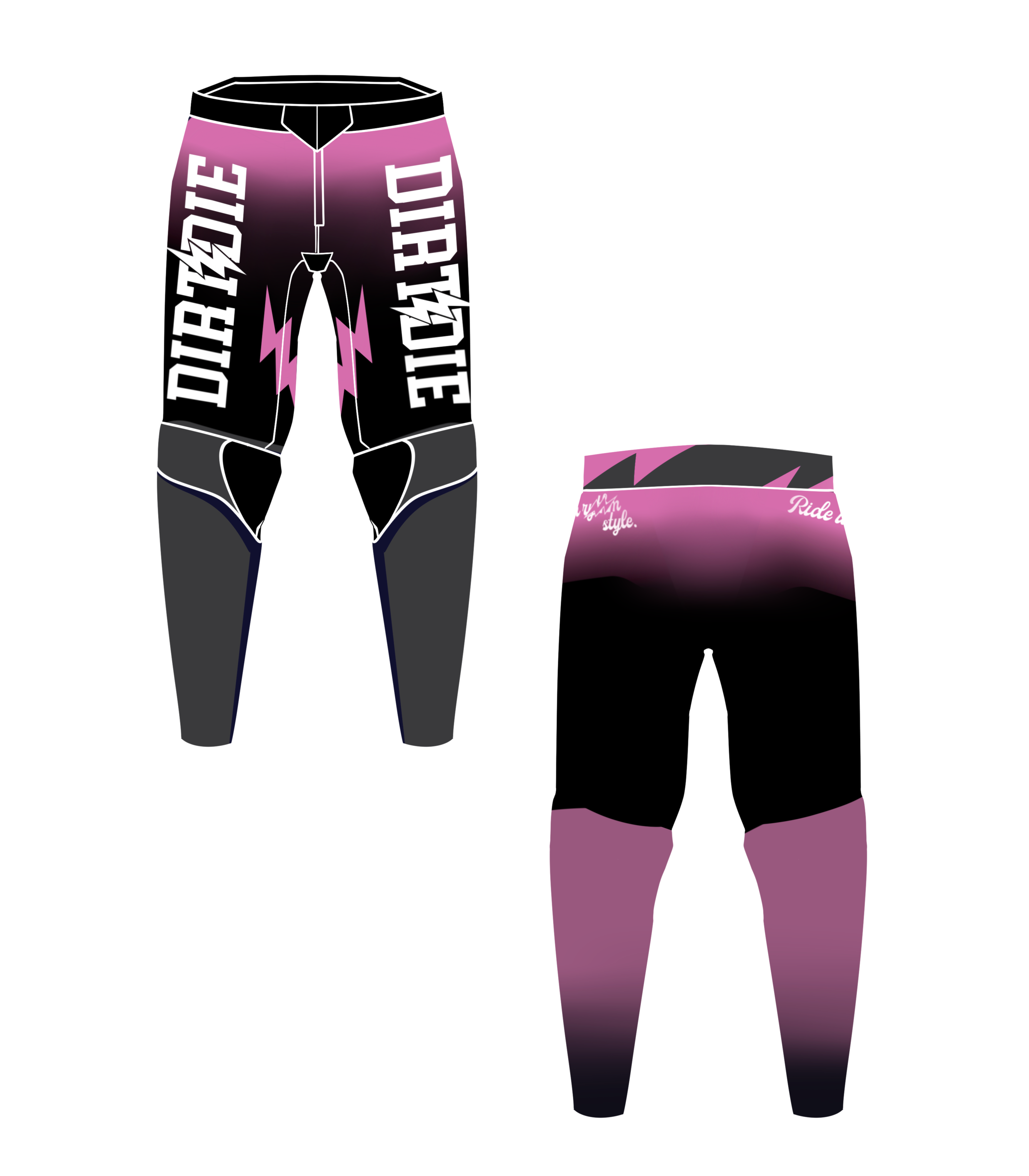 Pantalon Dirt&Die personnalisé - Series 02 “Dead by Lightning”