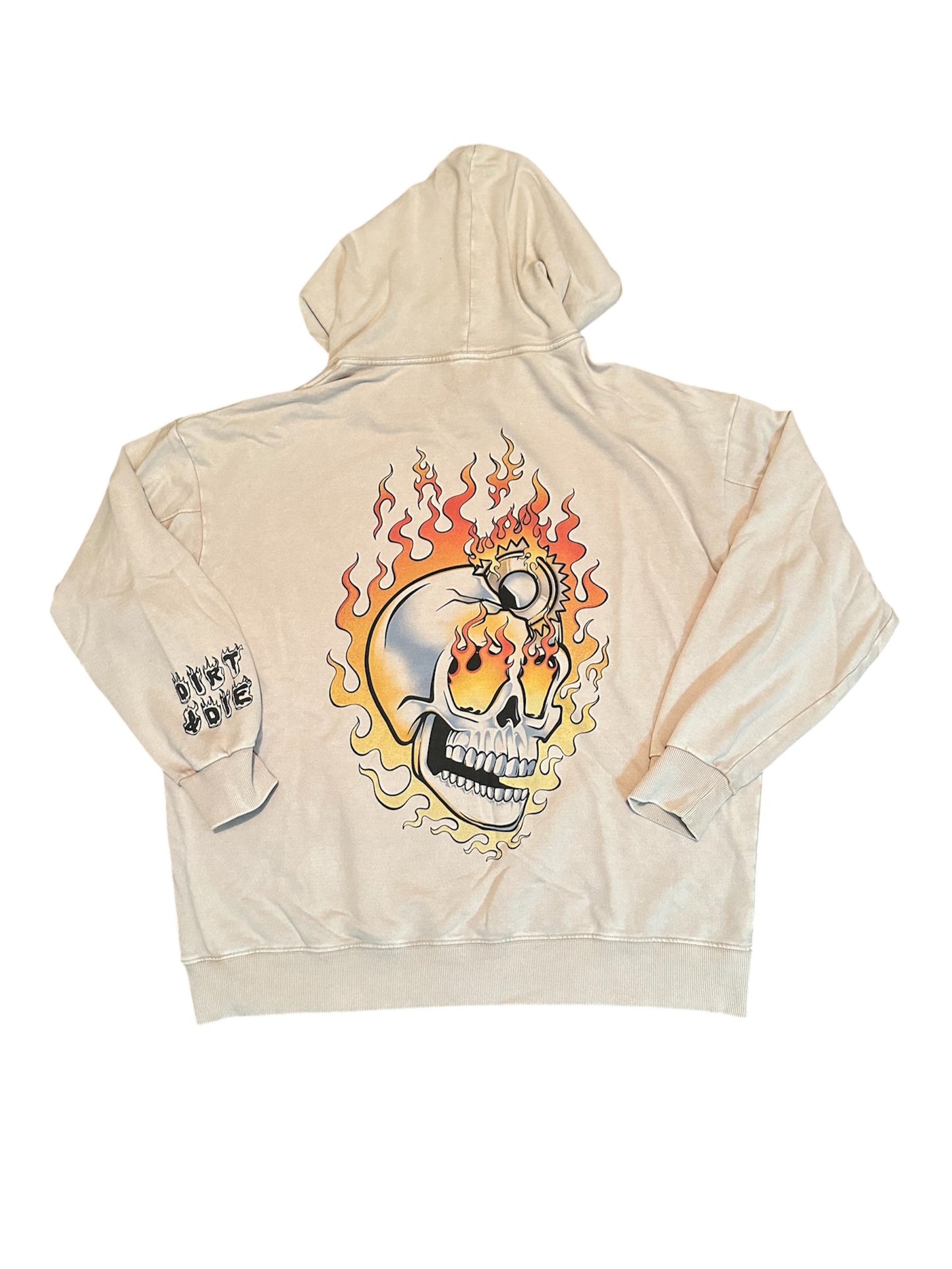 Hoodie Dirt&Die unisexe OVERSIZED - Hell's Crest