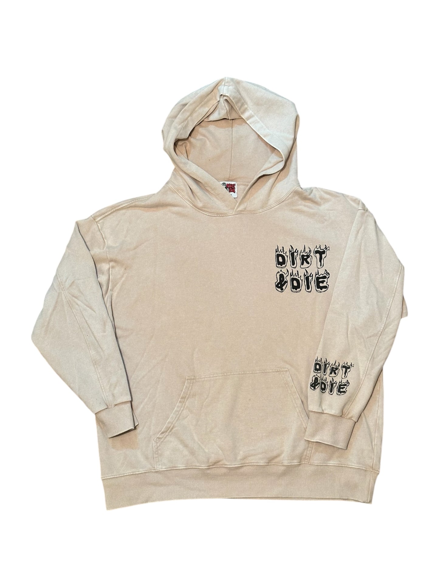 Hoodie Dirt&Die unisexe OVERSIZED - Hell's Crest