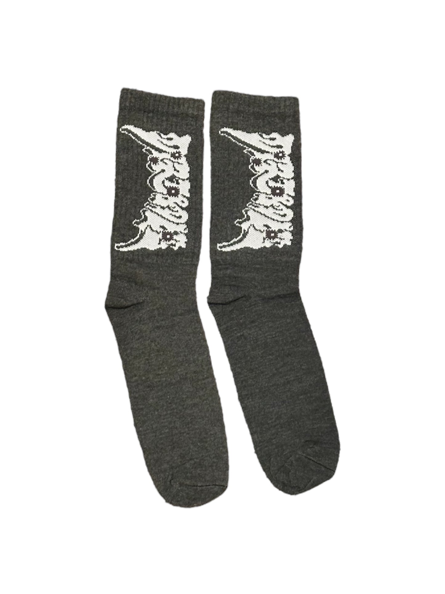 Dirt&Die Grey Long Socks