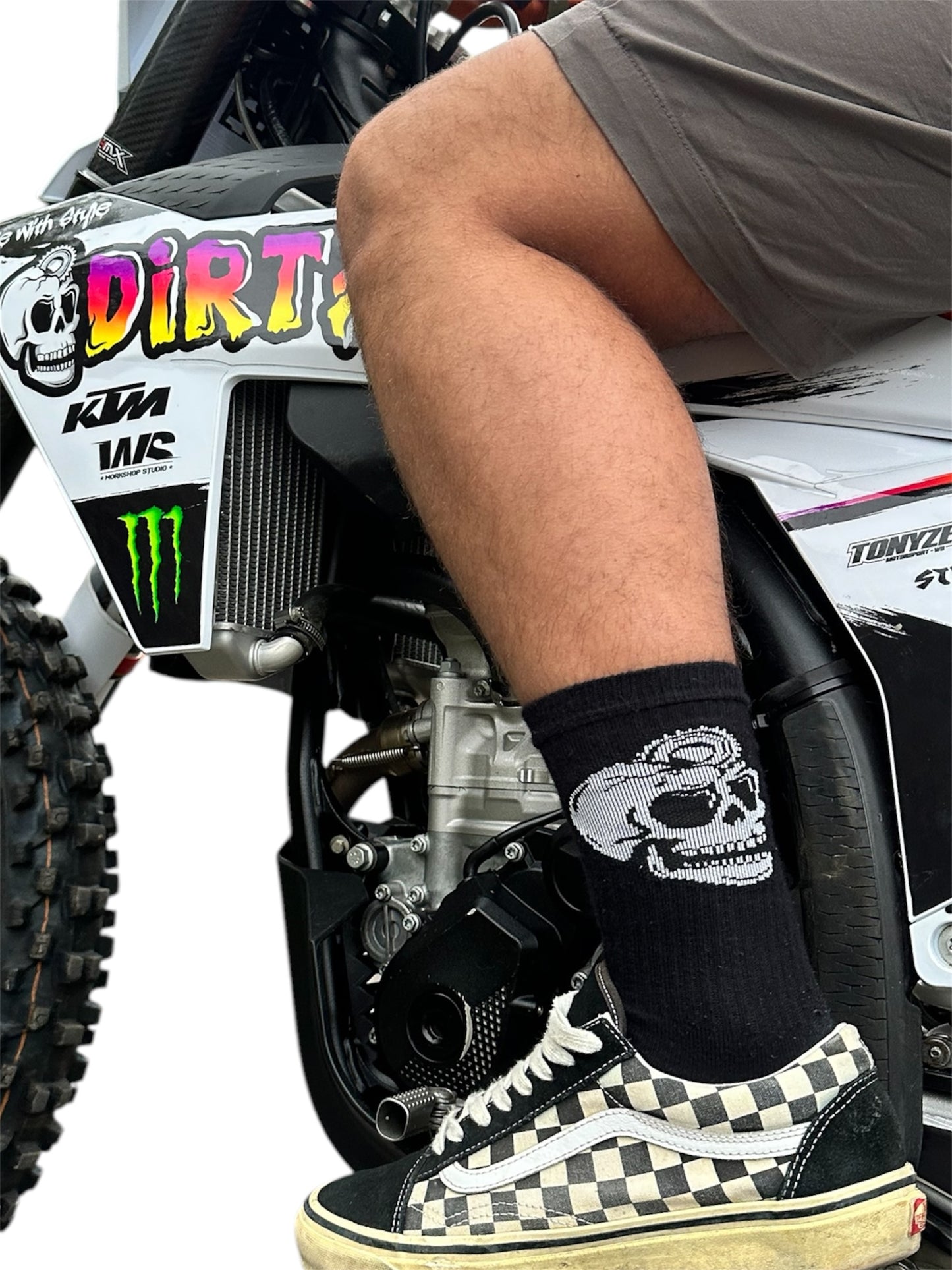 Dirt&Die Black Long Socks