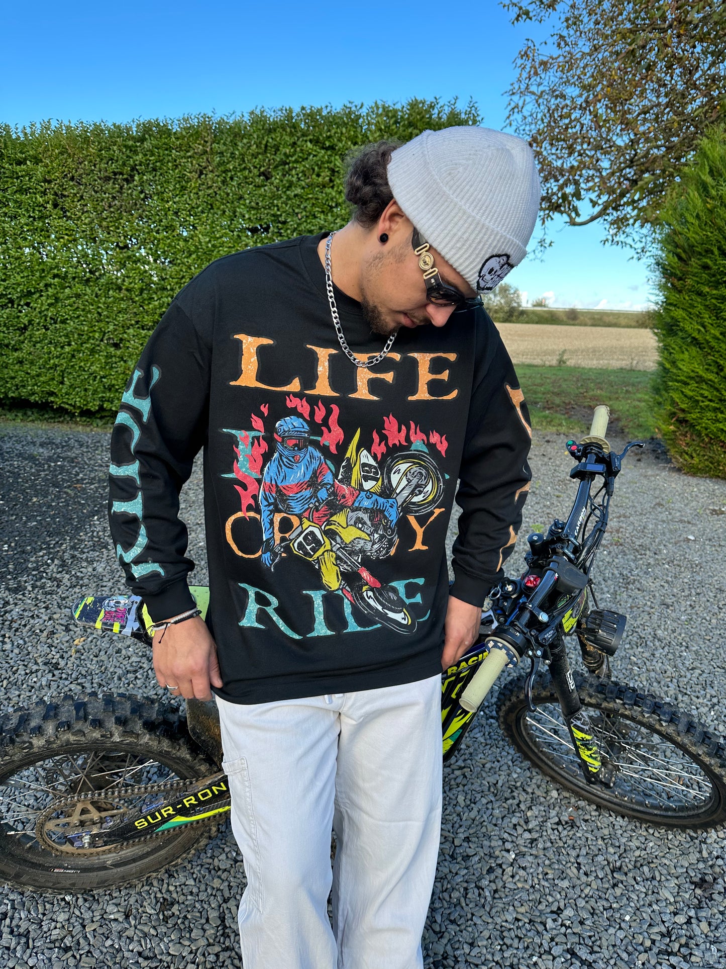 T-Shirt à longues manches Dirt&Die - Life is A Ride