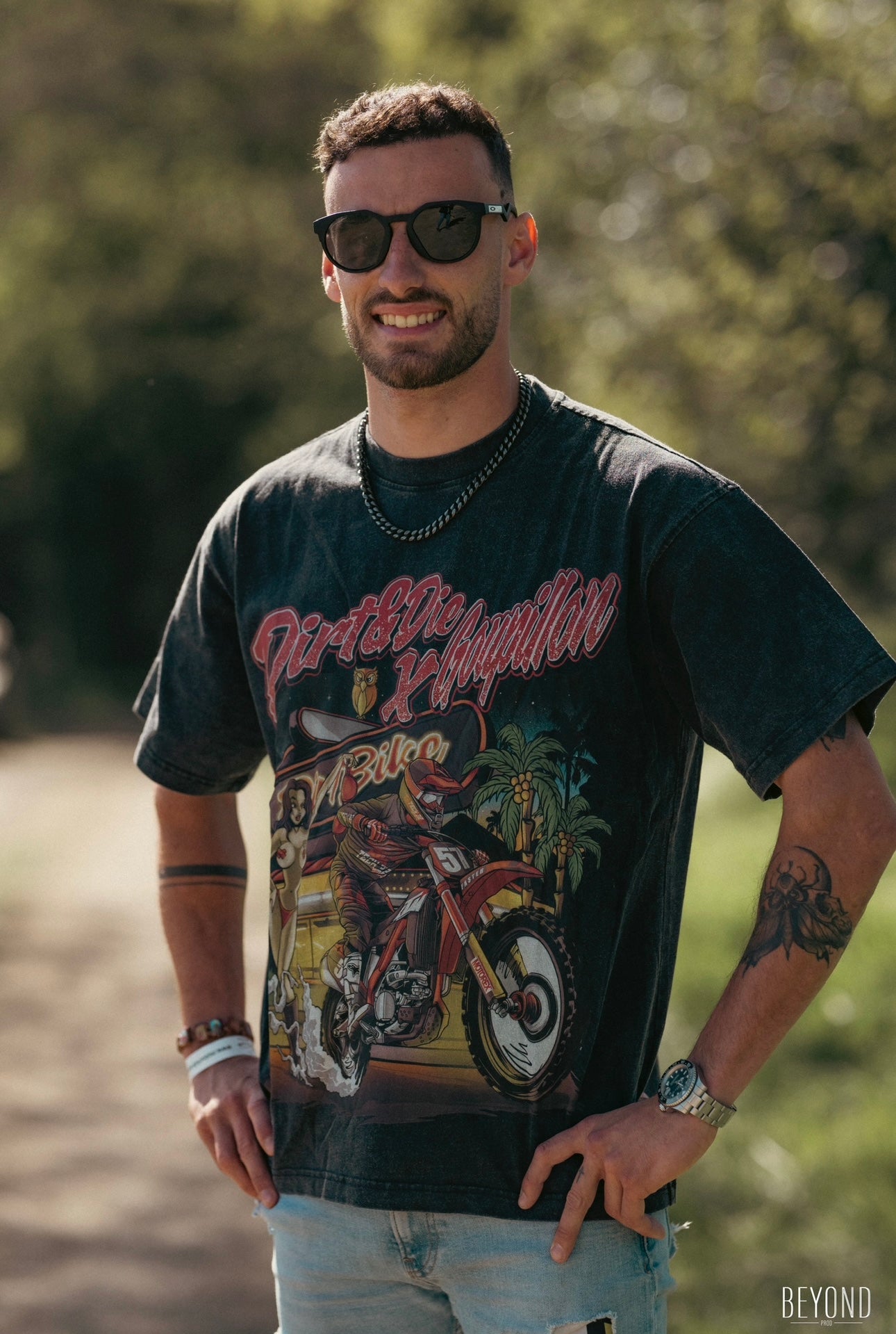 Dirt&amp;Die X Pierre Goupillon T-Shirt 