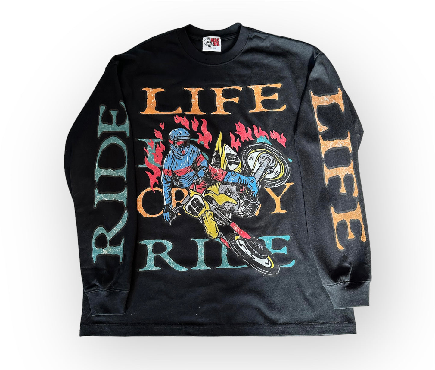 T-Shirt à longues manches Dirt&Die - Life is A Ride