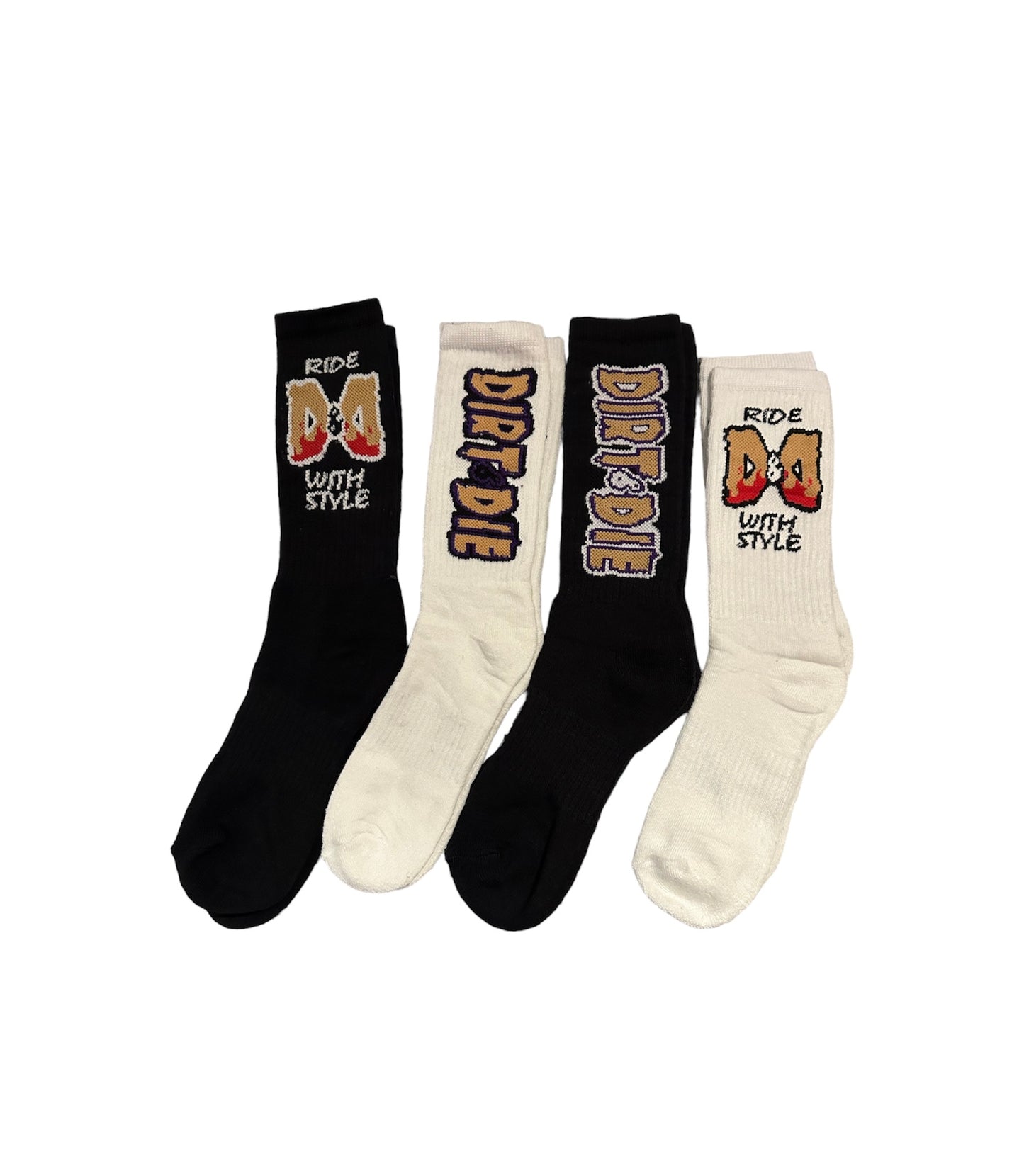 Dirt&amp;Die Long Socks