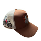 Casquette Dirt&Die - Moto Skull Trucker