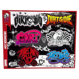 Planche de Stickers – Dirt&Die (6 stickers)