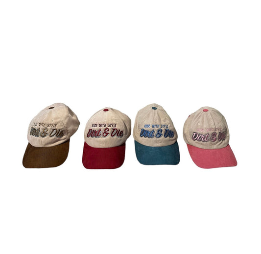 Dirt&amp;Die corduroy caps