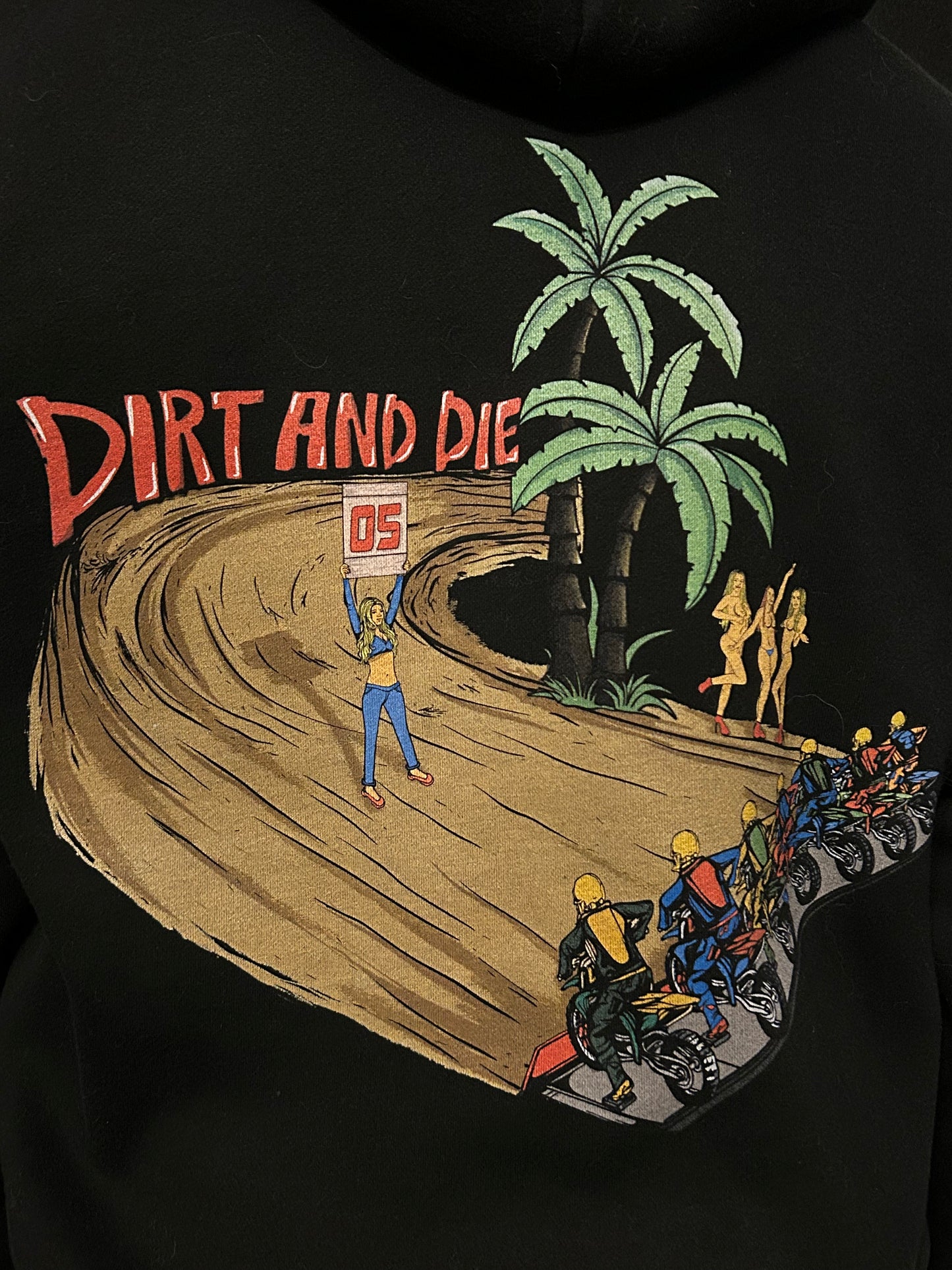 Hoodie Dirt&Die unisexe- Made to Holeshot