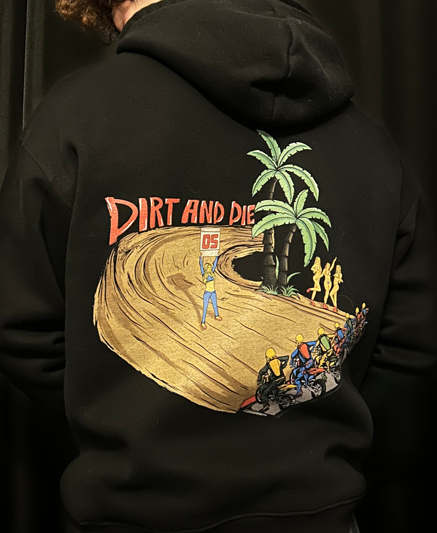 Hoodie Dirt&Die unisexe- Made to Holeshot